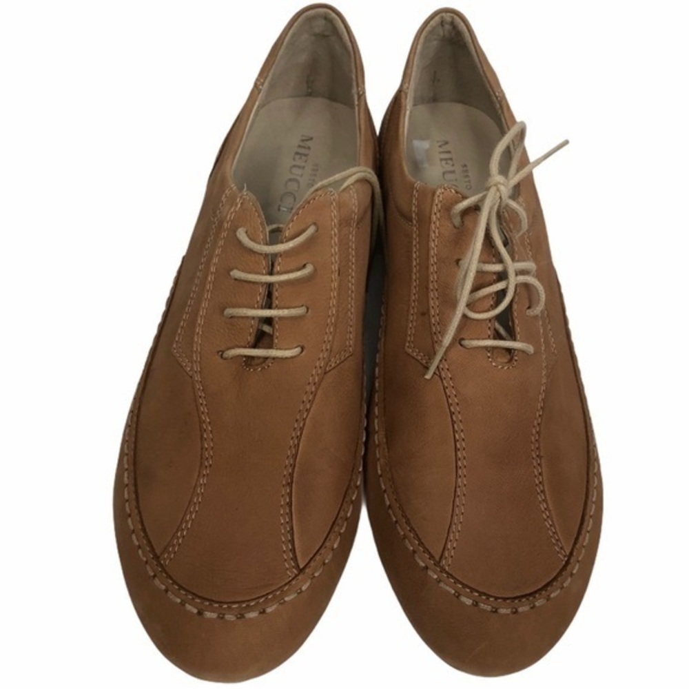 Sesto Meucci tan leather walking shoes NWOB